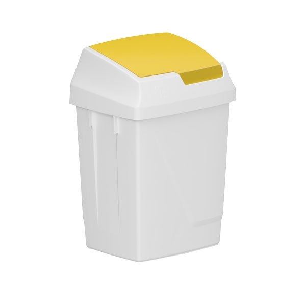 Yellow 25l Swing bin