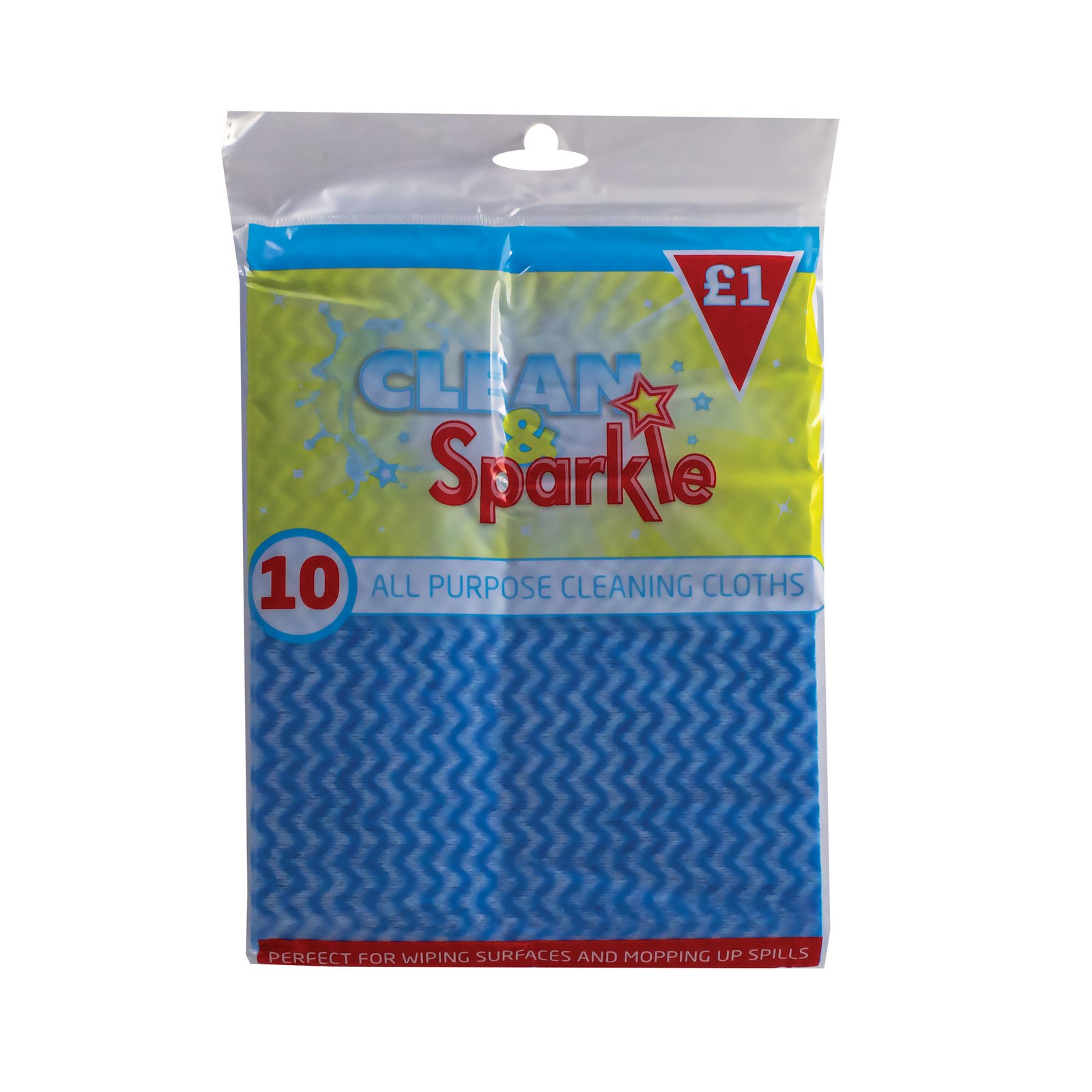 Clean & Sparkle 10 All Purpose Cloths Price Marked Retail Cleaning