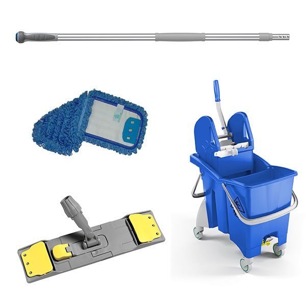 Action Pro Microfibre Mopping System Kit Janitorial Supplies