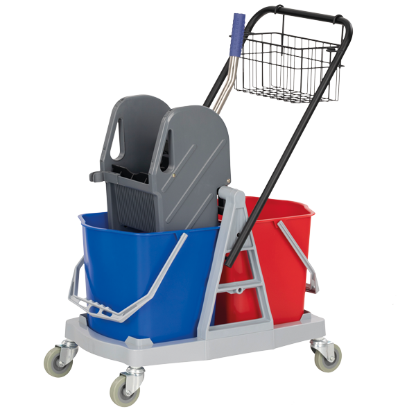 34Ltr Double Bucket Mopping System Ramon Hygiene Products