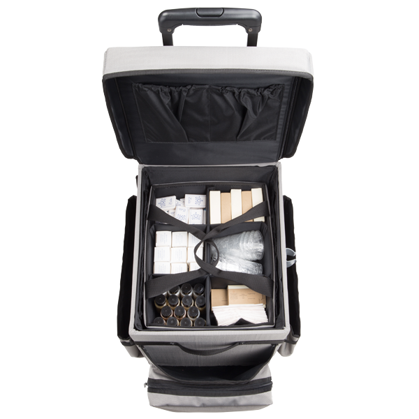 h-cube tray with movable dividers