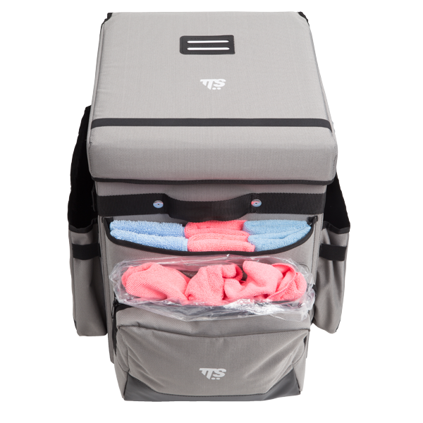 h-cube double zippered pockets