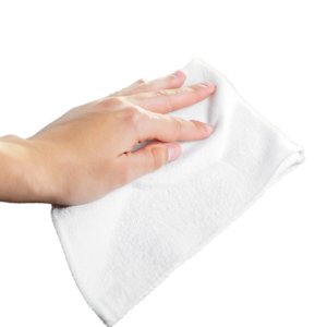 White Microfibre Cloth