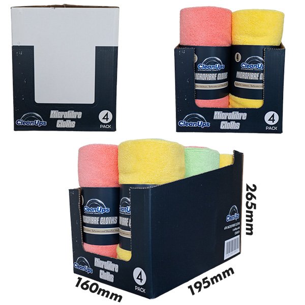 cleanups microfibre roll SRP dimensions